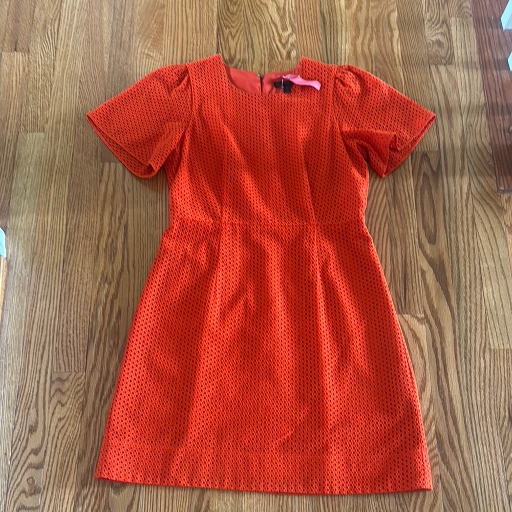 Vibrant Orange Kids Dress